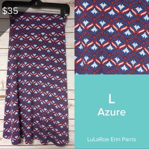 Large LuLaRoe Azure skirt